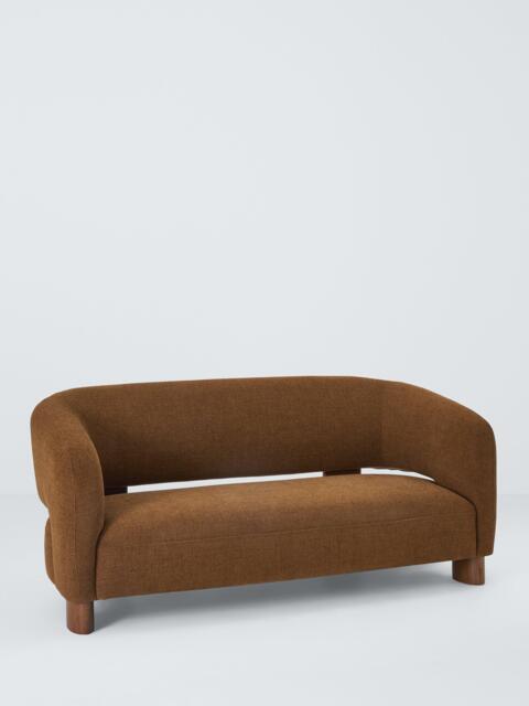 John Lewis Bolo Medium 2 Seater Sofa, Dark Leg, Bronze Chenille - image 1