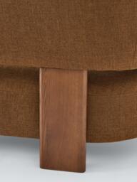 John Lewis Bolo Medium 2 Seater Sofa, Dark Leg, Bronze Chenille - thumbnail 5