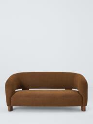 John Lewis Bolo Medium 2 Seater Sofa, Dark Leg, Bronze Chenille - thumbnail 2