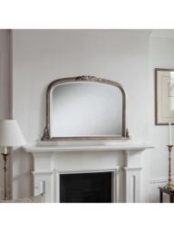 Yearn Arched Beaded Overmantel Wall Mirror, 66 x 102cm - thumbnail 2