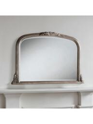 Yearn Arched Beaded Overmantel Wall Mirror, 66 x 102cm