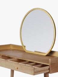 Swoon Fresco 2 Drawer Dressing Table & Mirror, Natural Mango - thumbnail 2