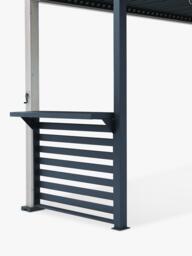 KETTLER Signature Pergola Bar Panel, 150cm, Grey