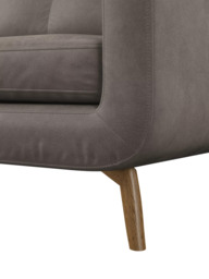 John Lewis Barbican LHF Corner End Leather Sofa, Light Leg - thumbnail 6