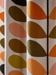 Orla Kiely Multi Stem Pair Lined Eyelet Curtains - thumbnail 2
