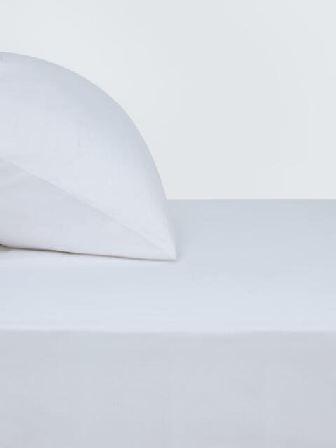 John Lewis Egyptian Cotton Percale Easy Care 400 Thread Count Fitted Sheet - image 1