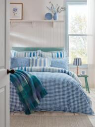 bluebellgray Sunday Stripe Reversible Duvet Cover Set - thumbnail 2