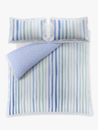 bluebellgray Sunday Stripe Reversible Duvet Cover Set - thumbnail 4