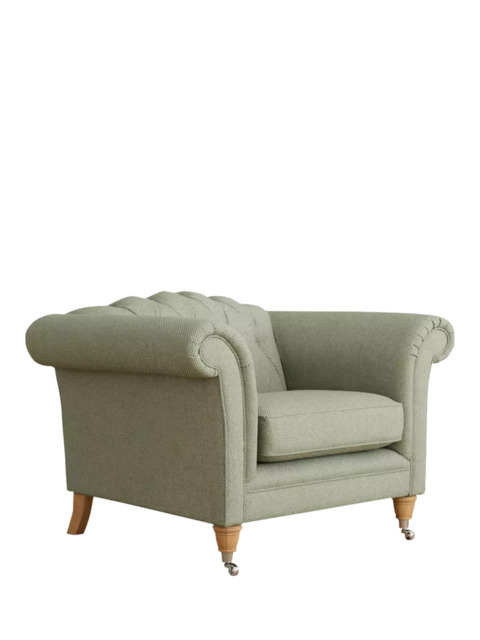 Laura Ashley Gloucester Armchair, Oak Leg - image 1