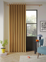 John Lewis Textured Weave Ultra Thermal Lined Eyelet Door Curtain