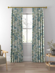 Harlequin Perennials Made to Measure Curtains or Roman Blind, Seaglass/Exhale - thumbnail 3