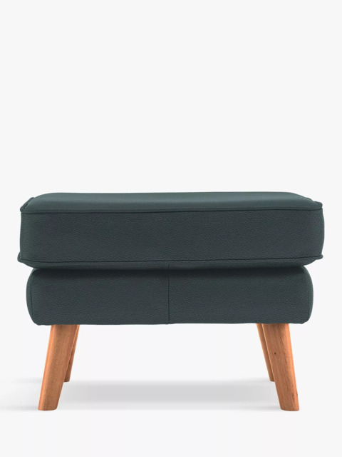 G Plan Vintage The Sixty Five Leather Footstool - image 1