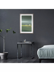 John Lewis Ulyana Hammond 'Aura' Framed Print & Mount, 60 x 41cm, Green/Grey - thumbnail 2