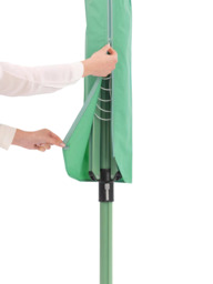 Brabantia Lift-O-Matic Rotary Clothes Outdoor Airer Washing Line with Ground Spike, Cover, Peg Bag and Pegs, 50m - thumbnail 4