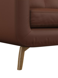 John Lewis Barbican RHF Corner End Leather Sofa, Light Leg - thumbnail 6