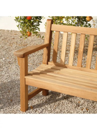 Barlow Tyrie London 3-Seater Wooden Garden Bench, Teak - thumbnail 3