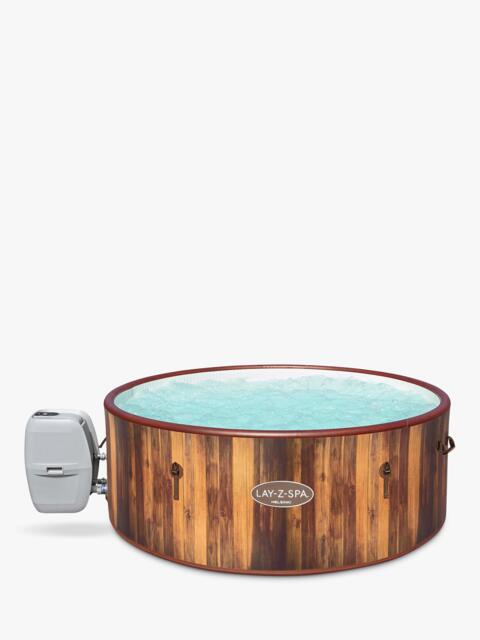 Lay-Z-Spa Helsinki AirJet Plus Inflatable Square Smart Hot Tub with Cover, 7 Person - image 1