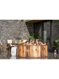 Lay-Z-Spa Helsinki AirJet Plus Inflatable Square Smart Hot Tub with Cover, 7 Person - thumbnail 2