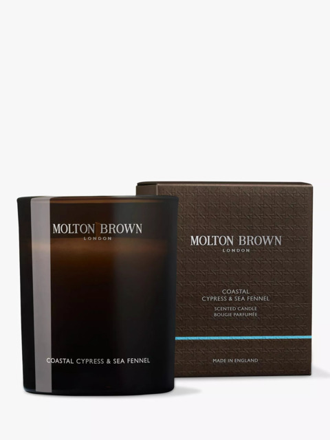 Molton Brown Coastal Cypress and Sea Fennel Scented Signature Candle, 190g - image 1