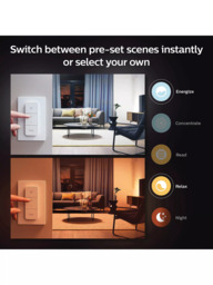 Philips Hue White Ambiance Amaze LED Smart Ceiling Light with Bluetooth and Dimmer Switch - thumbnail 4
