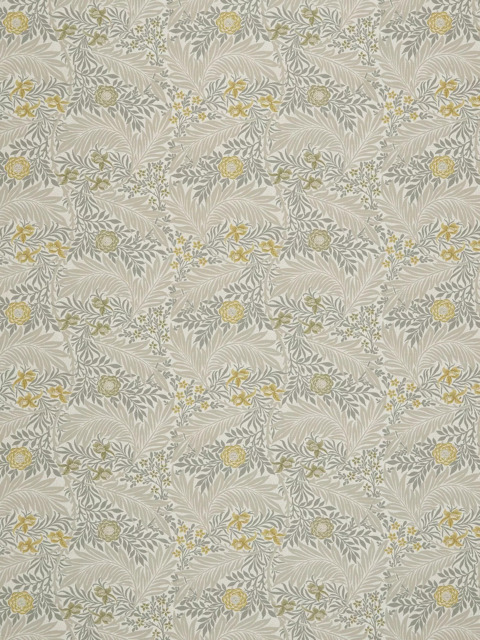 William Morris At Home Lily Flower Embroidered Made to Measure Curtains or Roman Blind, Madder - image 1