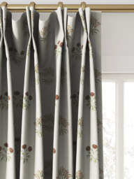 William Morris At Home Lily Flower Embroidered Made to Measure Curtains or Roman Blind, Madder - thumbnail 4