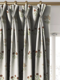 William Morris At Home Lily Flower Embroidered Made to Measure Curtains or Roman Blind, Madder - thumbnail 6