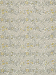 William Morris At Home Lily Flower Embroidered Made to Measure Curtains or Roman Blind, Madder - thumbnail 1