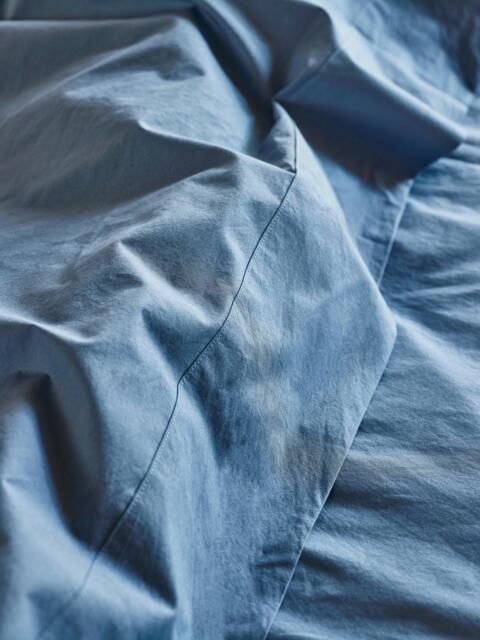 Piglet in Bed Washed Cotton Percale Flat Sheet - image 1