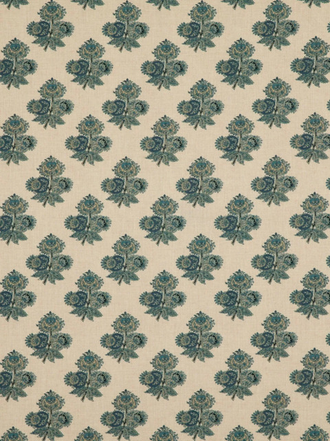 GP & J Baker Poppy Paisley Made to Measure Curtains or Roman Blind, Indigo - image 1