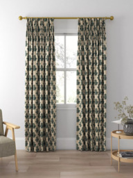 GP & J Baker Poppy Paisley Made to Measure Curtains or Roman Blind, Indigo - thumbnail 5