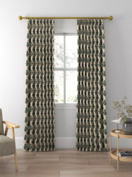 GP & J Baker Poppy Paisley Made to Measure Curtains or Roman Blind, Indigo - thumbnail 3