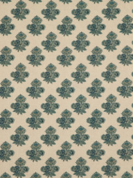 GP & J Baker Poppy Paisley Made to Measure Curtains or Roman Blind, Indigo - thumbnail 1