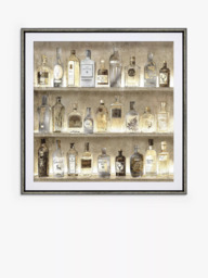 John Lewis Charlotte Oakley 'The Connoisseur' Framed Print & Mount, 89 x 89cm, Gold/Multi