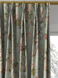 GP & J Baker Oriental Bird Made to Measure Curtains or Roman Blind, Eau De Nil - thumbnail 4