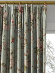 GP & J Baker Oriental Bird Made to Measure Curtains or Roman Blind, Eau De Nil - thumbnail 2
