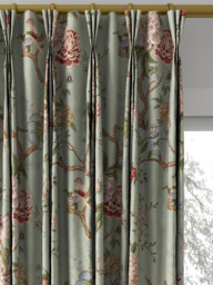 GP & J Baker Oriental Bird Made to Measure Curtains or Roman Blind, Eau De Nil - thumbnail 6