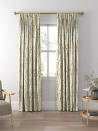 Harlequin Salice Made to Measure Curtains or Roman Blind, Mustard - thumbnail 5