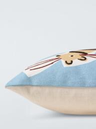 John Lewis Marcus Cushion, Blue Light - thumbnail 4