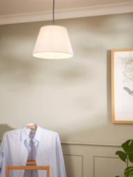 John Lewis Sophia Pure Linen Tapered Lampshade - thumbnail 6