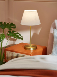 John Lewis Sophia Pure Linen Tapered Lampshade - thumbnail 2