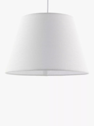 John Lewis Sophia Pure Linen Tapered Lampshade - thumbnail 4