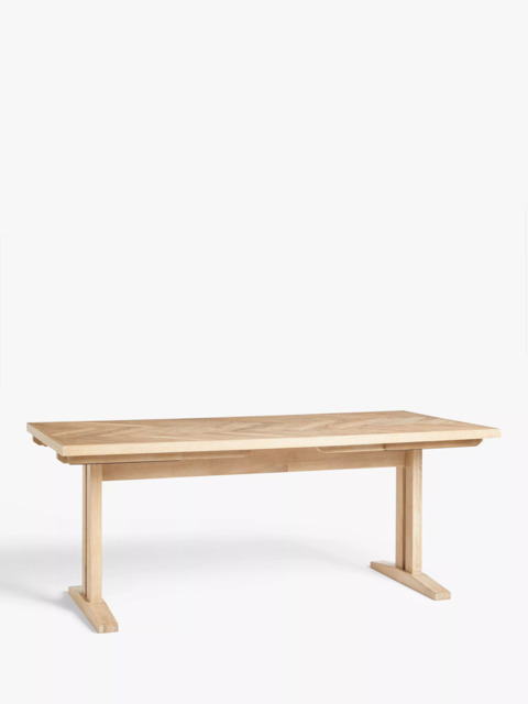John Lewis Estate 6-10 Seater Extending Dining Table, Natural - image 1