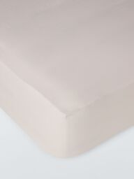 John Lewis Comfy & Relaxed Washed Cotton Fitted Sheet