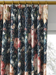 Clarke & Clarke Camile Made to Measure Curtains or Roman Blind, Spice/Duck - thumbnail 2