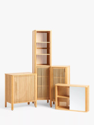 John Lewis Mirrored Slatted Bathroom Cabinet - thumbnail 5