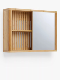 John Lewis Mirrored Slatted Bathroom Cabinet - thumbnail 4