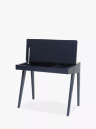 John Lewis Lift Storage Desk, Blue - thumbnail 4