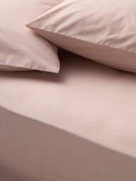 John Lewis Egyptian Cotton Percale Easy Care 260 Thread Count Deep Fitted Sheet - thumbnail 1