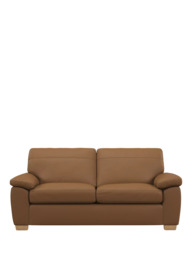 John Lewis Camden Large 3 Seater Leather Sofa, Light Leg - thumbnail 5